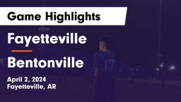 Fayetteville  vs Bentonville  Game Highlights - April 2, 2024