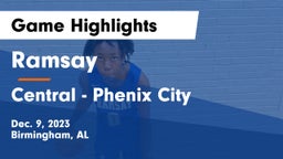 Ramsay  vs Central  - Phenix City Game Highlights - Dec. 9, 2023