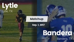 Matchup: Lytle  vs. Bandera  2017