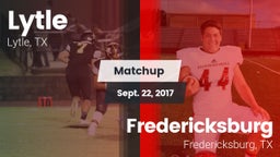Matchup: Lytle  vs. Fredericksburg  2017