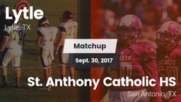 Matchup: Lytle  vs. St. Anthony Catholic HS 2017