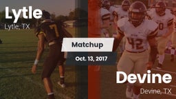 Matchup: Lytle  vs. Devine  2017
