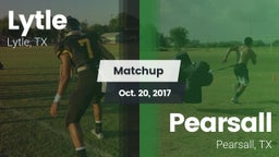 Matchup: Lytle  vs. Pearsall  2017