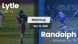 Matchup: Lytle  vs. Randolph  2018