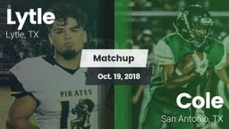 Matchup: Lytle  vs. Cole  2018