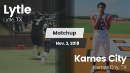 Matchup: Lytle  vs. Karnes City  2018