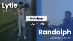 Matchup: Lytle  vs. Randolph  2019