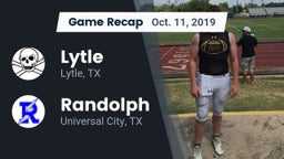 Recap: Lytle  vs. Randolph  2019