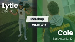 Matchup: Lytle  vs. Cole  2019