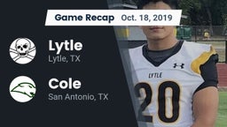 Recap: Lytle  vs. Cole  2019