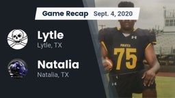 Recap: Lytle  vs. Natalia  2020