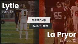 Matchup: Lytle  vs. La Pryor  2020