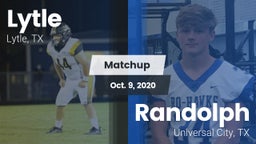 Matchup: Lytle  vs. Randolph  2020
