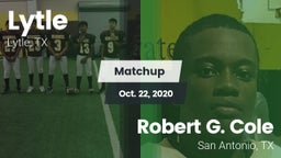 Matchup: Lytle  vs. Robert G. Cole  2020