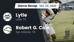 Recap: Lytle  vs. Robert G. Cole  2020