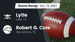 Recap: Lytle  vs. Robert G. Cole  2021