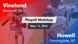 Matchup: Vineland  vs. Howell  2016