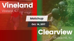 Matchup: Vineland  vs. Clearview  2017