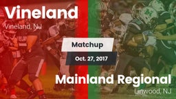 Matchup: Vineland  vs. Mainland Regional  2017