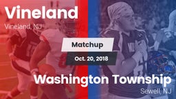 Matchup: Vineland  vs. Washington Township  2018