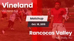 Matchup: Vineland  vs. Rancocas Valley  2019