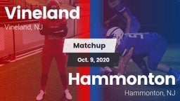 Matchup: Vineland  vs. Hammonton  2020