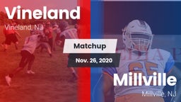 Matchup: Vineland  vs. Millville  2020