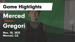 Merced  vs Gregori  Game Highlights - Nov. 20, 2023