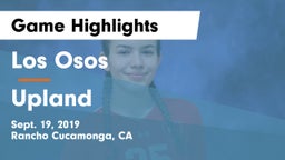 Los Osos  vs Upland  Game Highlights - Sept. 19, 2019