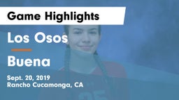 Los Osos  vs Buena  Game Highlights - Sept. 20, 2019