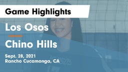 Los Osos  vs Chino Hills Game Highlights - Sept. 28, 2021