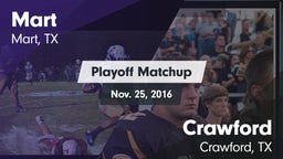 Matchup: Mart  vs. Crawford  2016