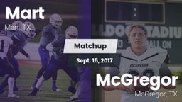 Matchup: Mart  vs. McGregor  2017