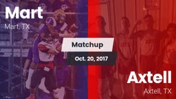 Matchup: Mart  vs. Axtell  2017