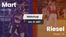 Matchup: Mart  vs. Riesel  2017