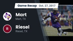 Recap: Mart  vs. Riesel  2017