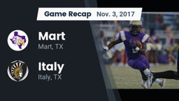 Recap: Mart  vs. Italy  2017