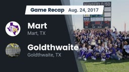 Recap: Mart  vs. Goldthwaite  2017