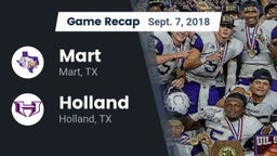 Recap: Mart  vs. Holland  2018