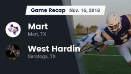 Recap: Mart  vs. West Hardin  2018