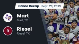 Recap: Mart  vs. Riesel  2019