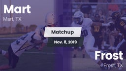 Matchup: Mart  vs. Frost  2019