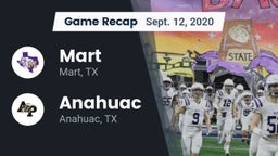 Recap: Mart  vs. Anahuac  2020