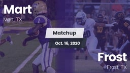 Matchup: Mart  vs. Frost  2020