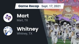 Recap: Mart  vs. Whitney  2021