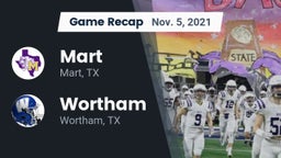 Recap: Mart  vs. Wortham  2021