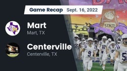 Recap: Mart  vs. Centerville  2022