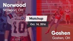Matchup: Norwood  vs. Goshen  2016