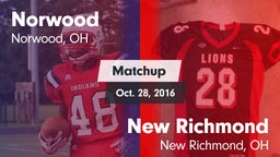 Matchup: Norwood  vs. New Richmond  2016