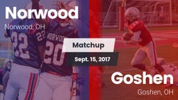 Matchup: Norwood  vs. Goshen  2017